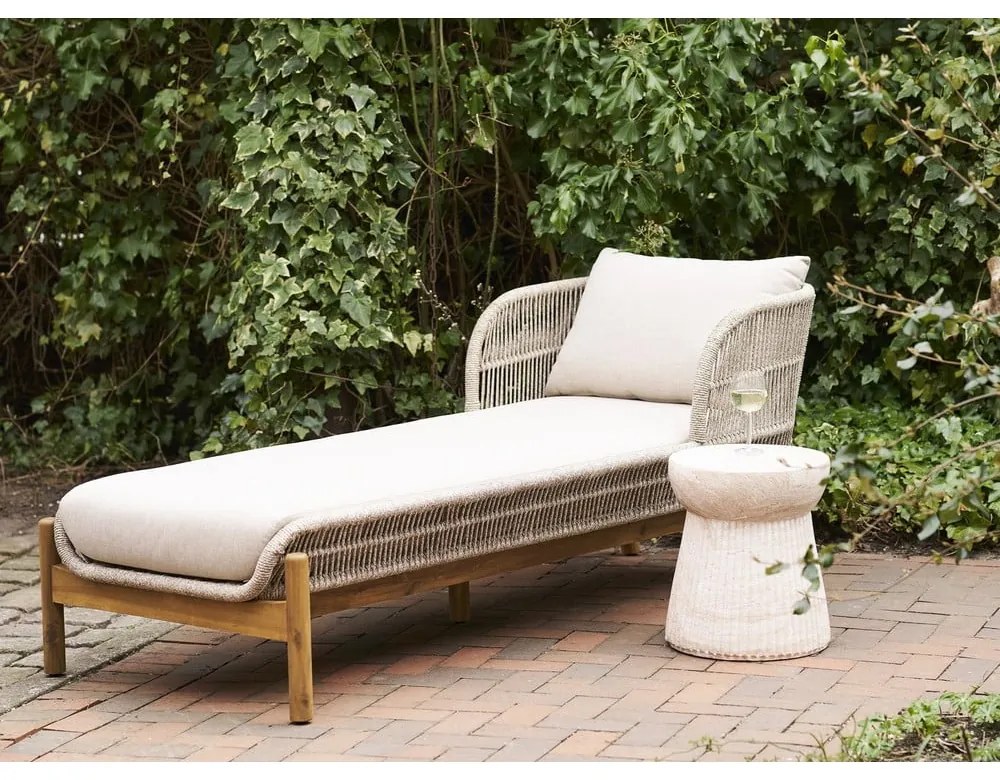 Каменна кръгла странична масичка ø 37 cm Bonn – House Nordic