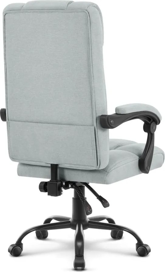 Ергономичен офис стол CABRO C505 до 150 кг сив
