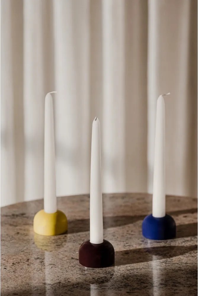 Дървени свещници в комплект 3 бр. Lums – noo.ma