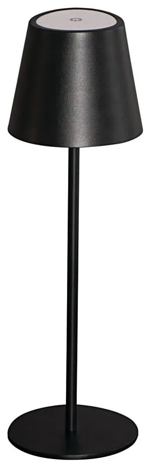 Kanlux 36321 - LED Димируема настолна лампа INITA LED/1,2W/1800 mAh IP54 черен