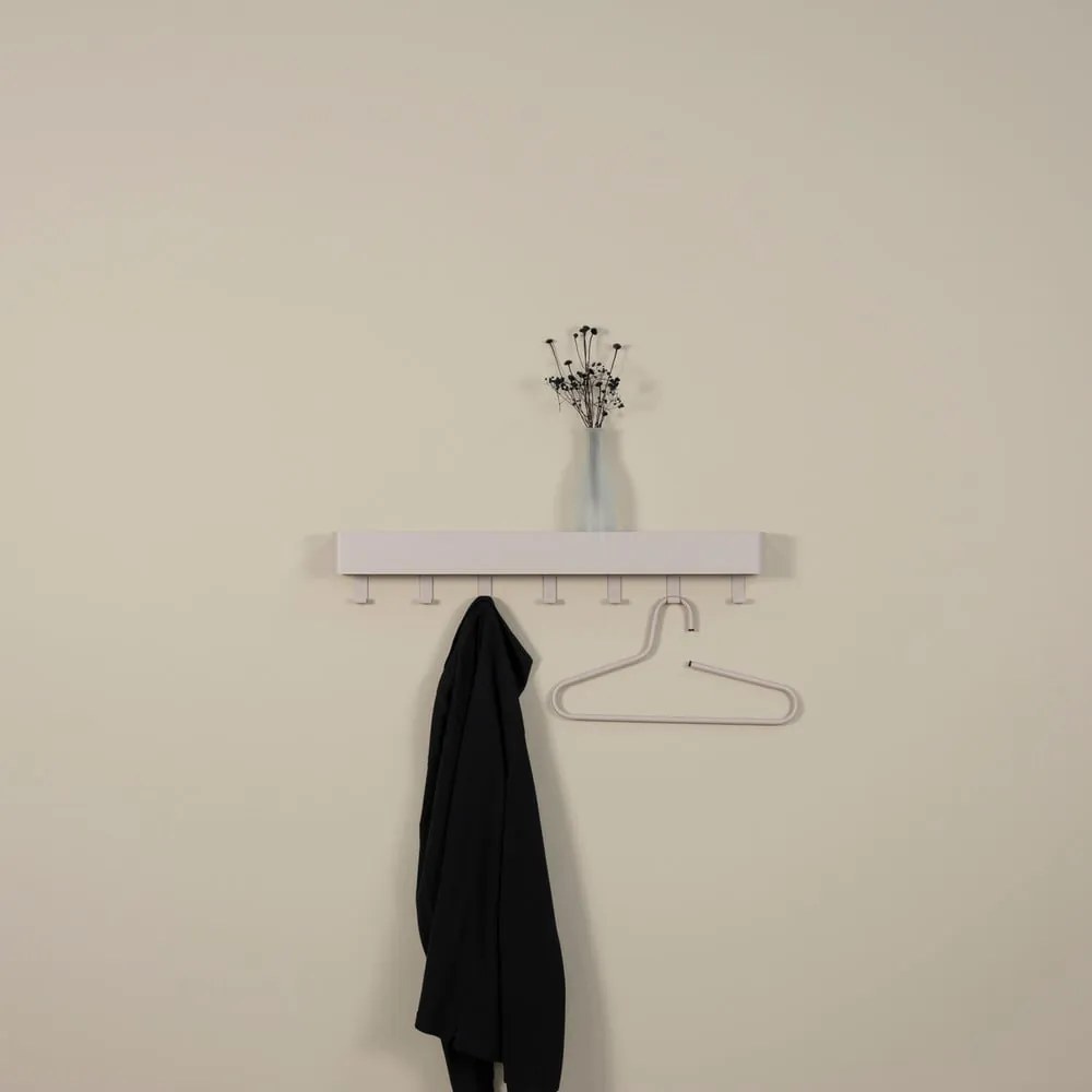 Сиво-бежова метална стенна закачалка с рафт Dax Play - Spinder Design