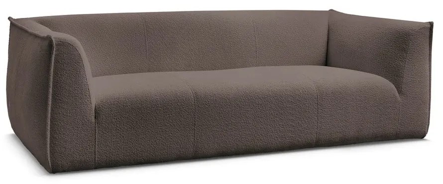 Кафяв диван от прежда с примки от букле 242 cm Giorgia – Bobochic Paris