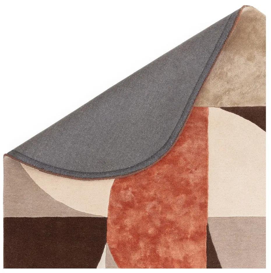 Вълнен килим в тухлен цвят 160x230 cm Spice - Asiatic Carpets