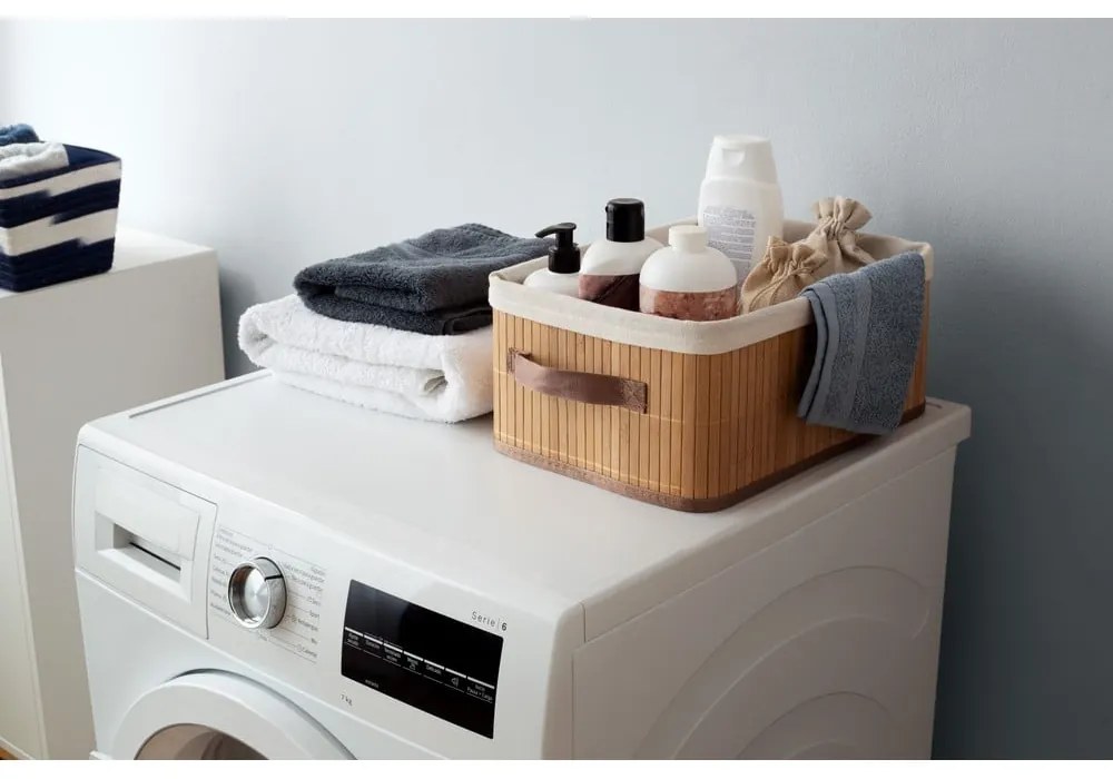 Кафява бамбукова кошница за съхранение Carossa - Compactor