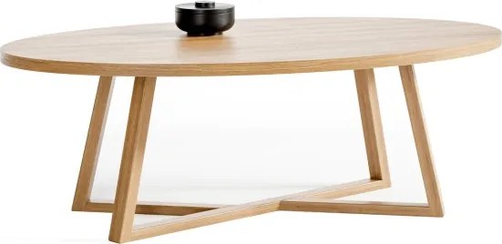 ОАЗИС Естествен дъб - ДЪРВЕНА ХОЛНА МАСА МОДЕРНА ОВАЛНА