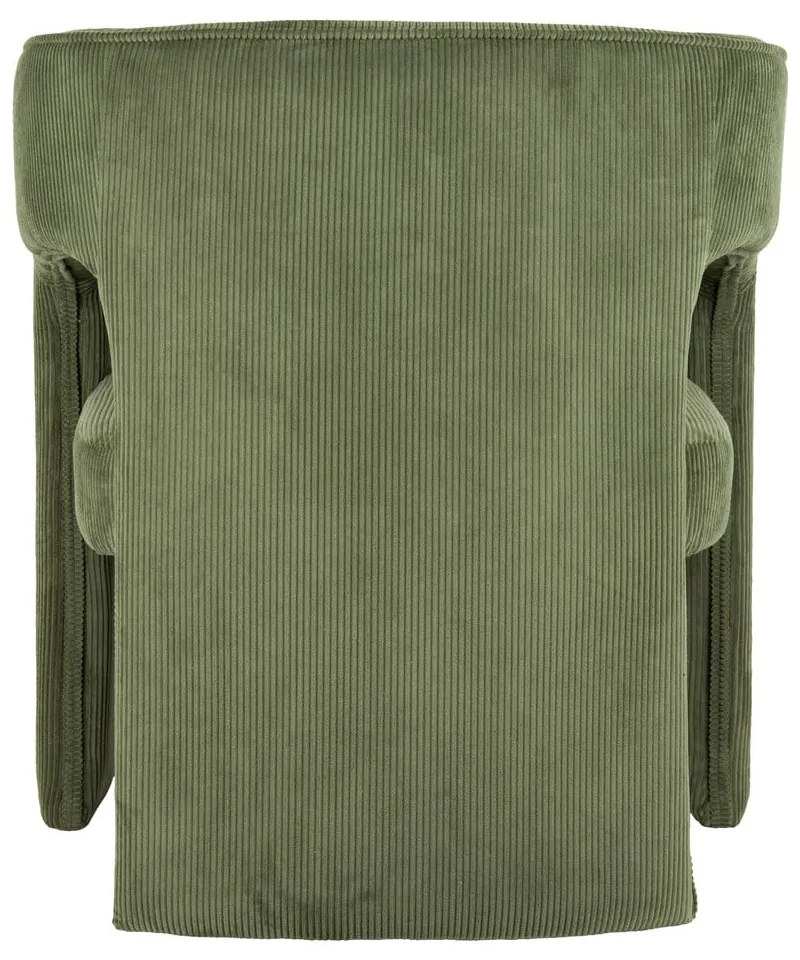 Зелено кресло от рипсено кадифе Vigor – Leitmotiv