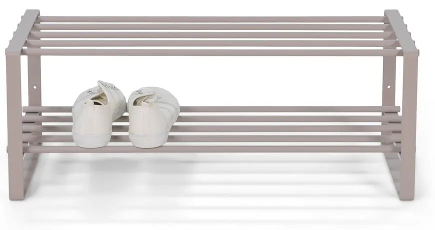 Кафяво-сива метална стойка за обувки 70x29x27 cm Rex – Spinder Design