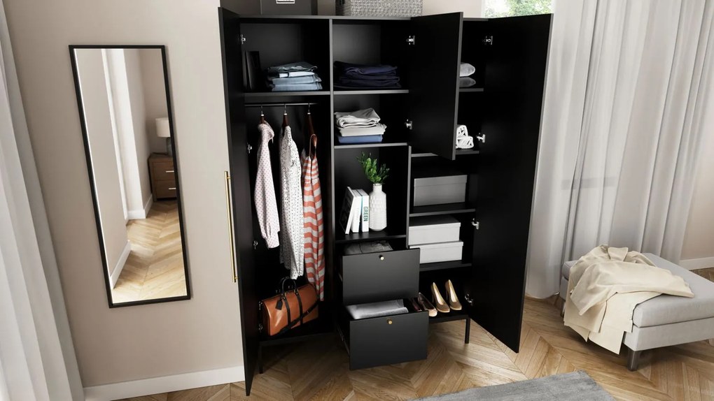 Гардероб Lazzy II-Black