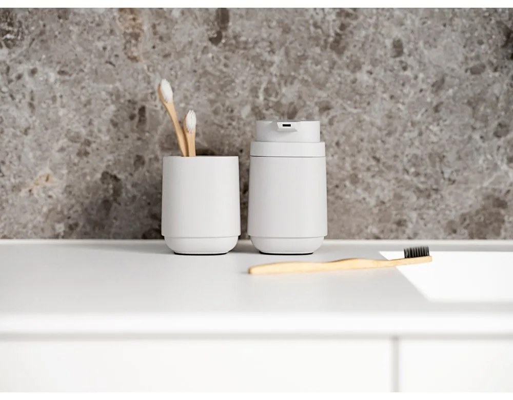 Светлосив бетонен дозатор за сапун Time - Zone