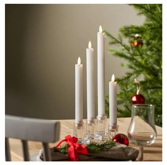 Eglo 410026 - К-кт 4x LED Свещ FLAMME LED/1xAAA бял