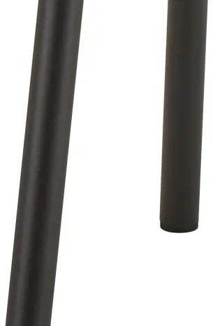 ФИОРА Теракота (тъкан Апиа 272) / черни крака – МОДЕРЕН ТАПИЦИРАН С ЧЕНИЛ СТОЛ ЗА ДНЕВНА/ТРАПЕЗАРИЯ