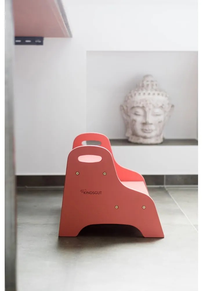 Светлочервена подвижна стълба Dusky Pink – Kindsgut