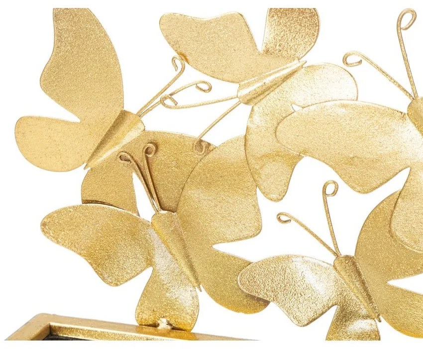 Нощно шкафче в златисто Butterfly – Mauro Ferretti