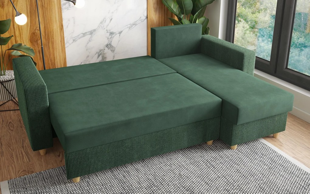 Разтегателен ъглов диван Финикс