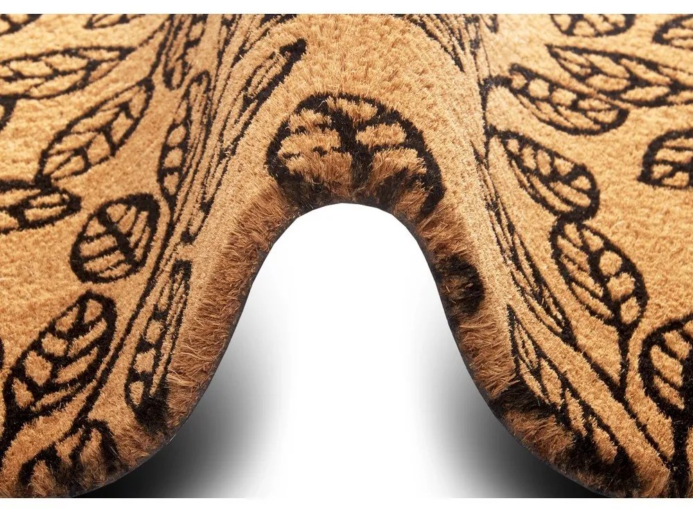 Изтривалка от кокосови влакна 75x45 cm Leafs - Hanse Home