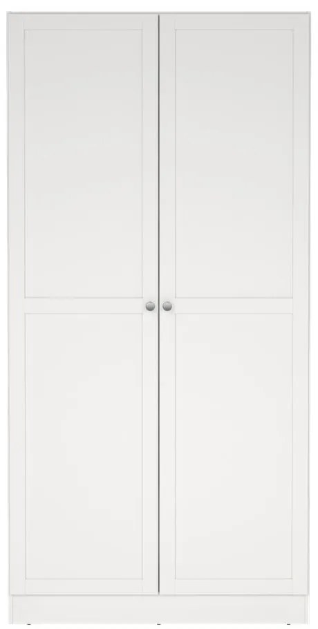 Бял гардероб 99x200x62 cm Billund – Tvilum