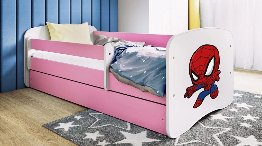 Детско легло Babydreams Cartoon-Roz-180 x 80-Spiderman