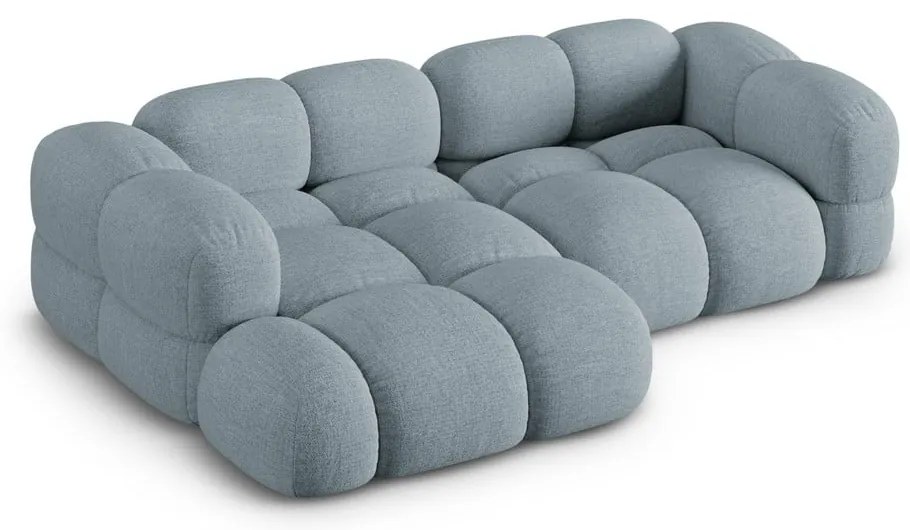 Светлосин ъглов диван (ляв ъгъл) Loretto – Cosmopolitan Design