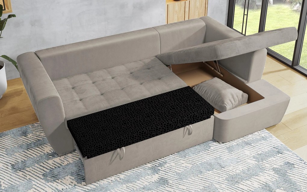 Разтегателен ъглов диван Лас Вегас S Премиум