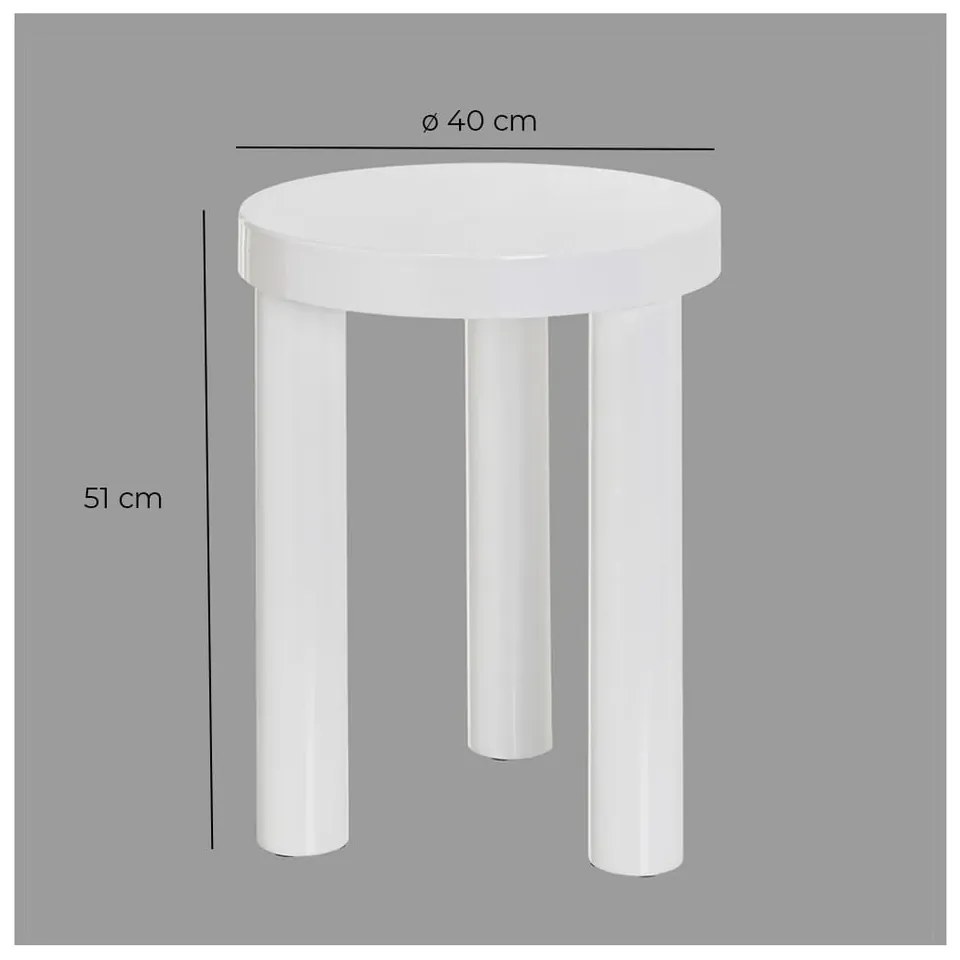 Кръгла странична масичка ø 40 cm Dórica – Casa Selección