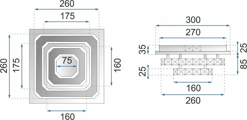 Плафон LED 24W APP410-C