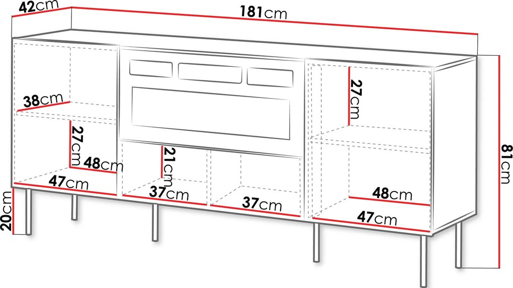 ТV шкаф Tacos EF-Mauro