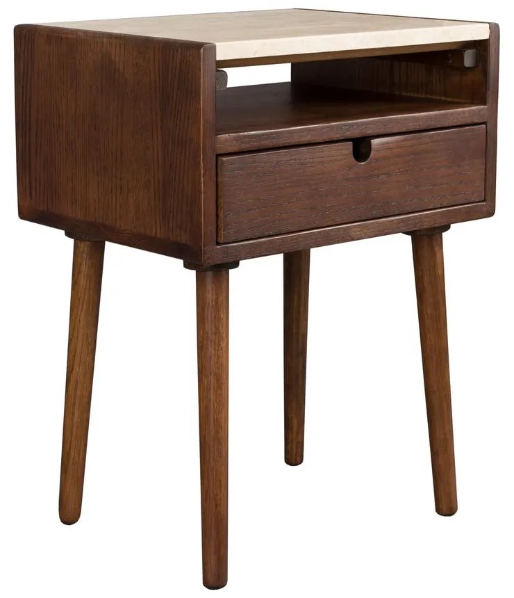 Кафяво нощно шкафче Arda – Dutchbone