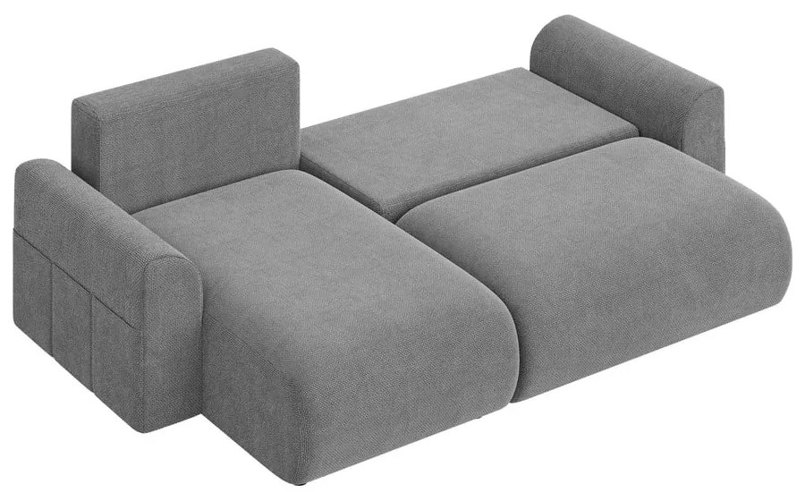 Сив разтегателен ъглов диван (променлив) Lorine – Ropez