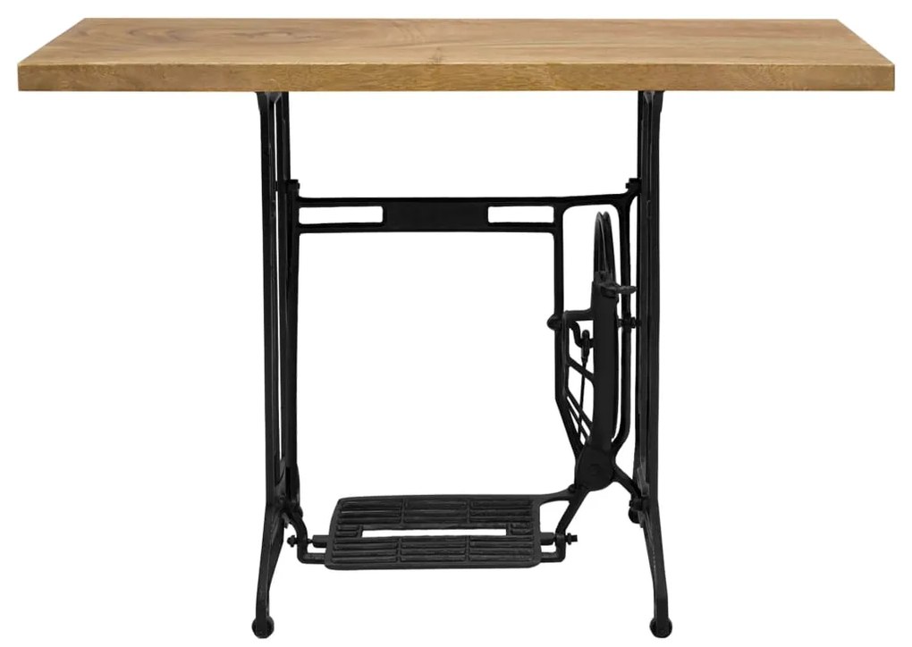 285208 vidaXL Конзолна маса тип шевна машина 110x40x75 см
