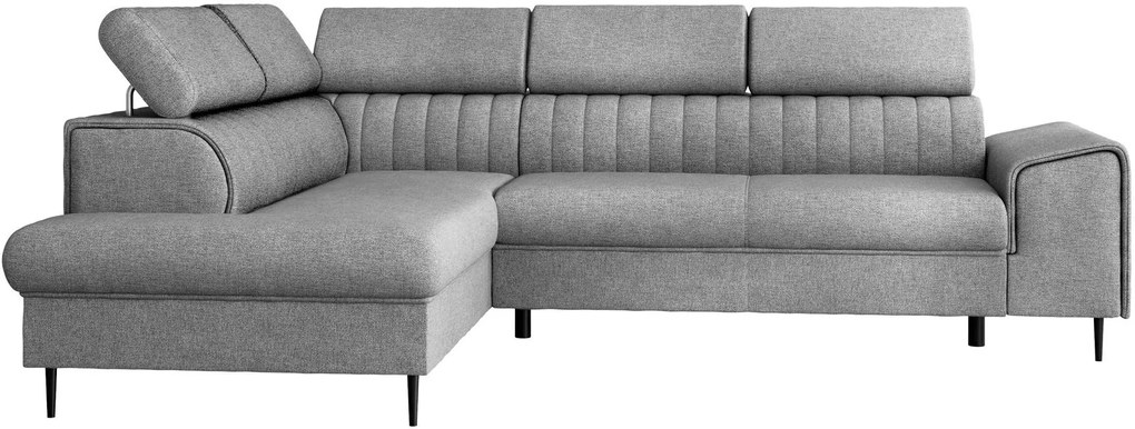 Ъглов диван Kadurin-Сив-Ляв