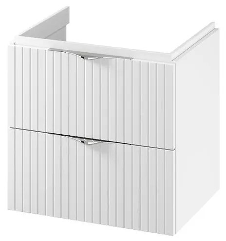 Cersanit S1015-007 - Стенен шкаф под умивалник за баня TIRSO 60x45 cm бял