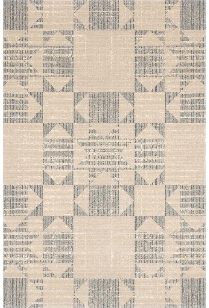 Бежов вълнен килим 170x240 cm Frotage beige – Agnella