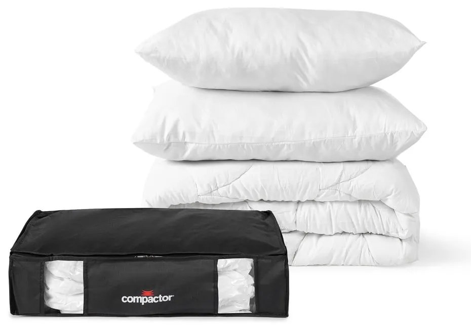 Черна кутия за съхранение под леглото XXL Black Edition 3D, 145 л - Compactor