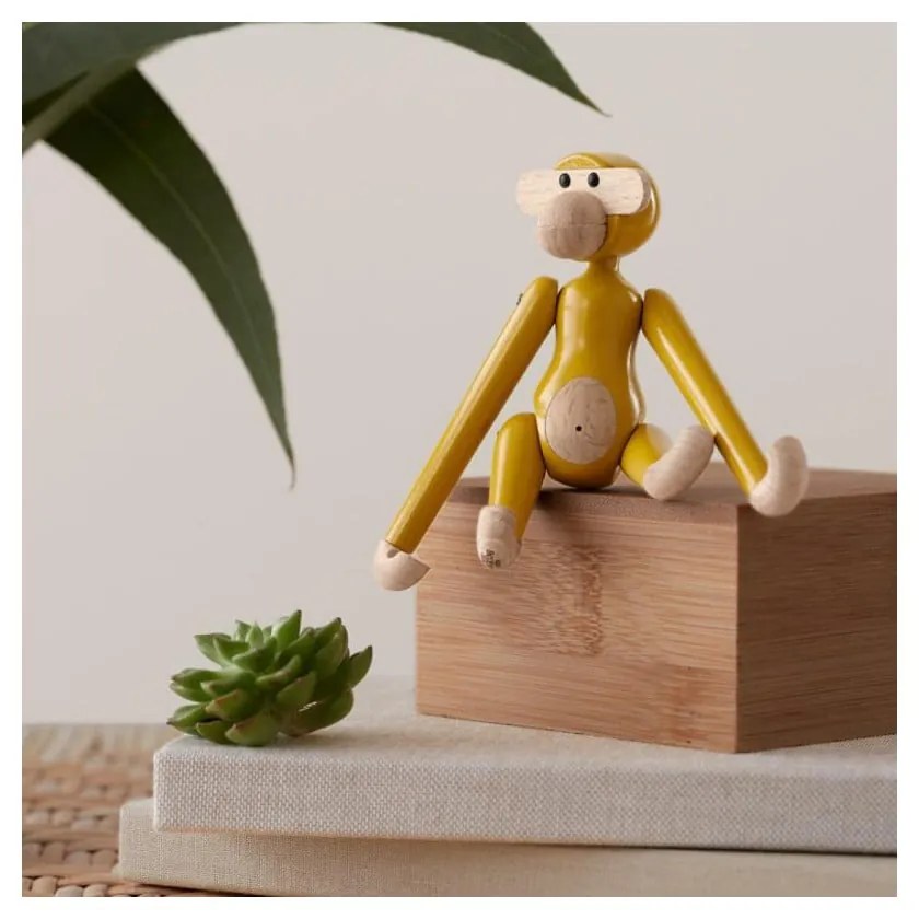 Статуя от масивно дърво (височина 9,5 cm) Monkey Mini – Kay Bojesen Denmark