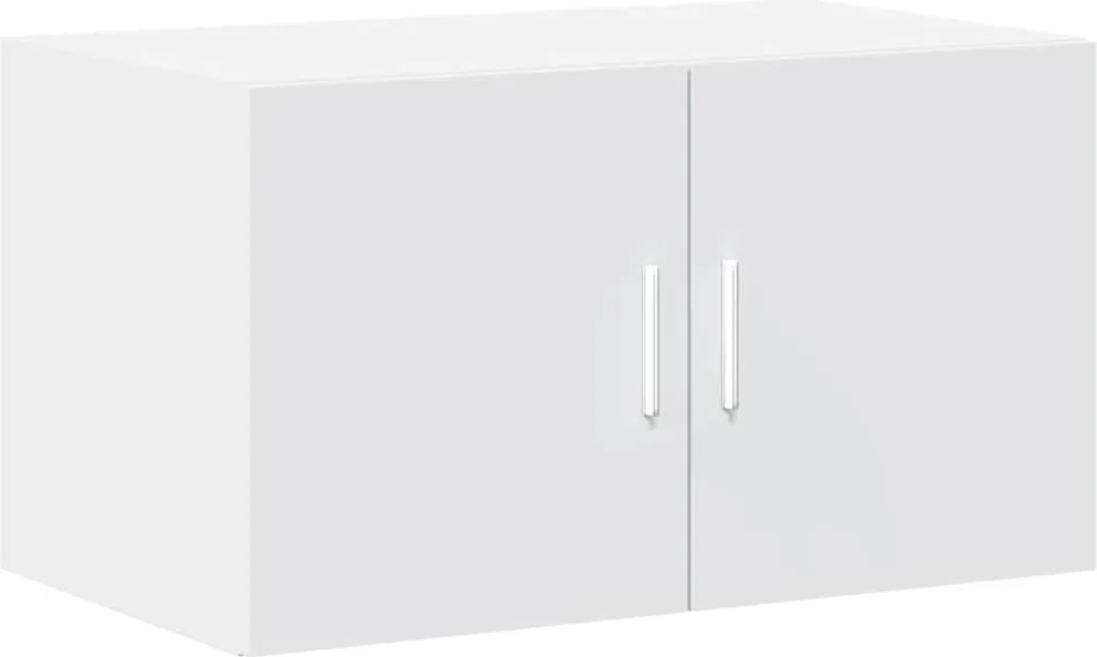 846117 vidaXL Стенен шкаф, бял, 70x42,5x40 см, инженерно дърво