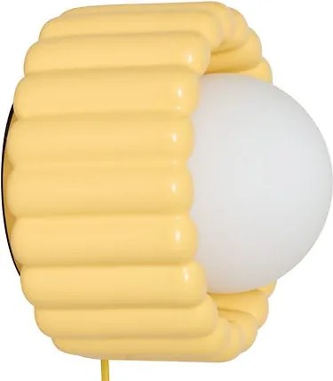 Лампа за стена atmosphera Lotta, Керамика, Жълт, 23 cm