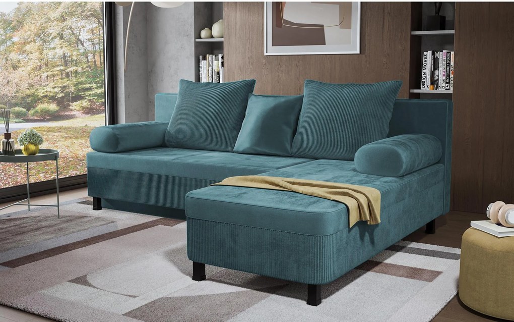 Разтегателен ъглов диван Делано