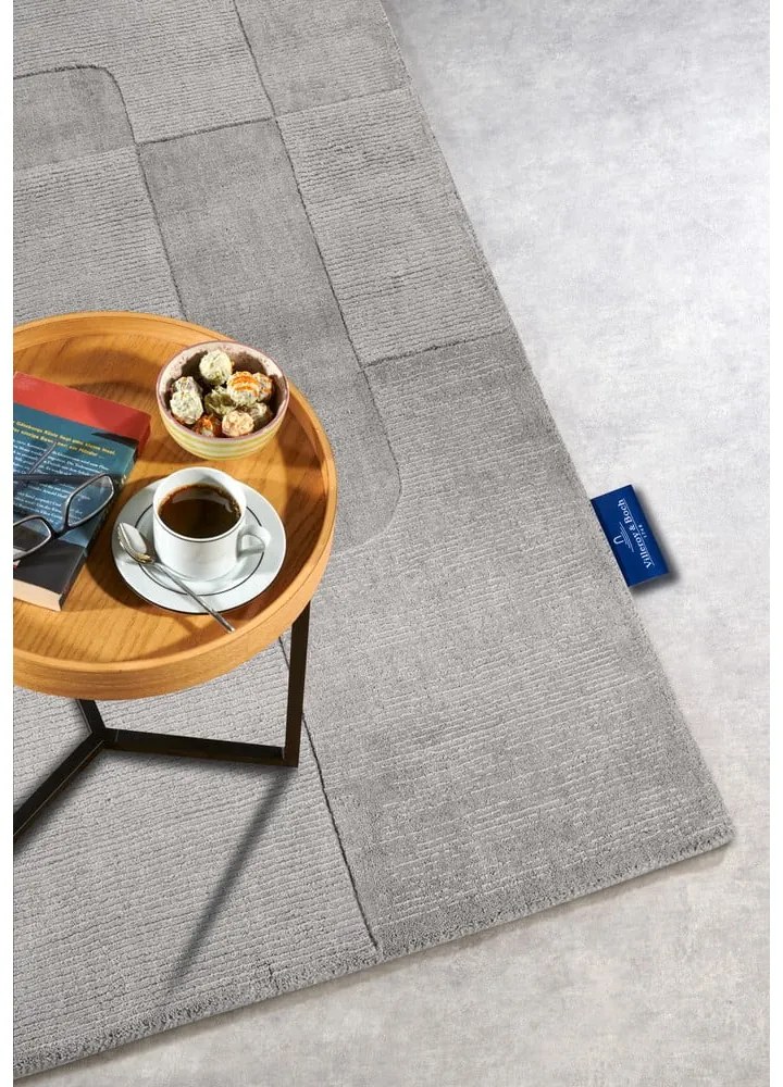 Сив ръчно изработен вълнен килим 80x150 cm Charlotte – Villeroy&amp;Boch