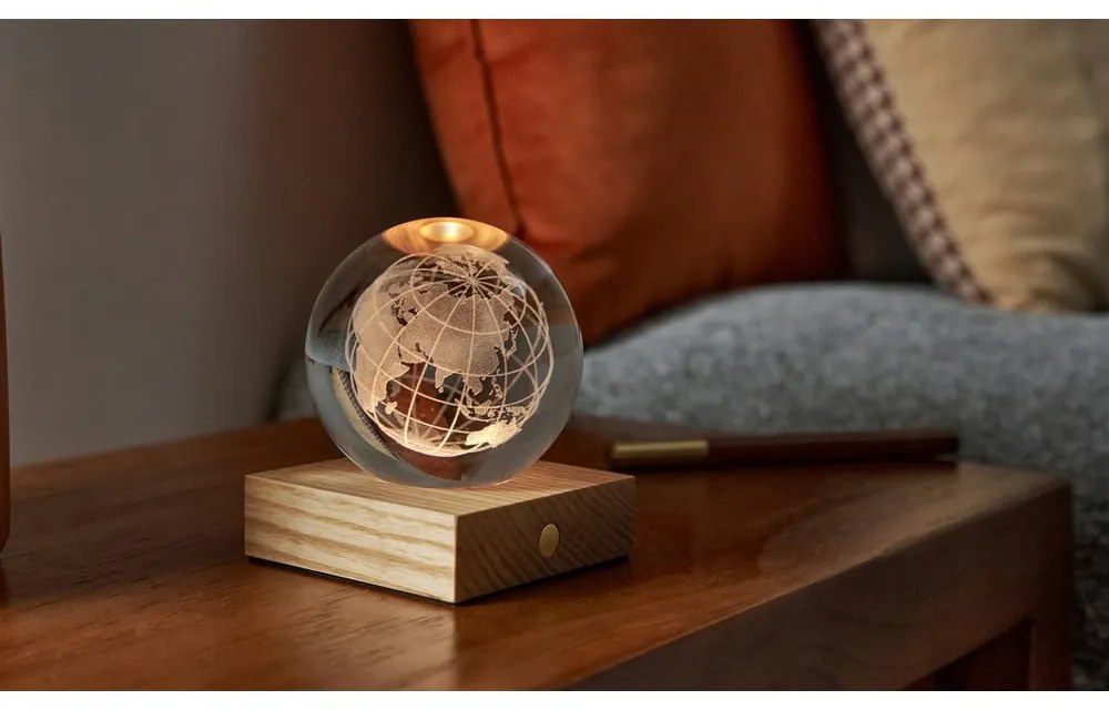 Тъмнокафява светлинна декорация с USB Amber – Gingko