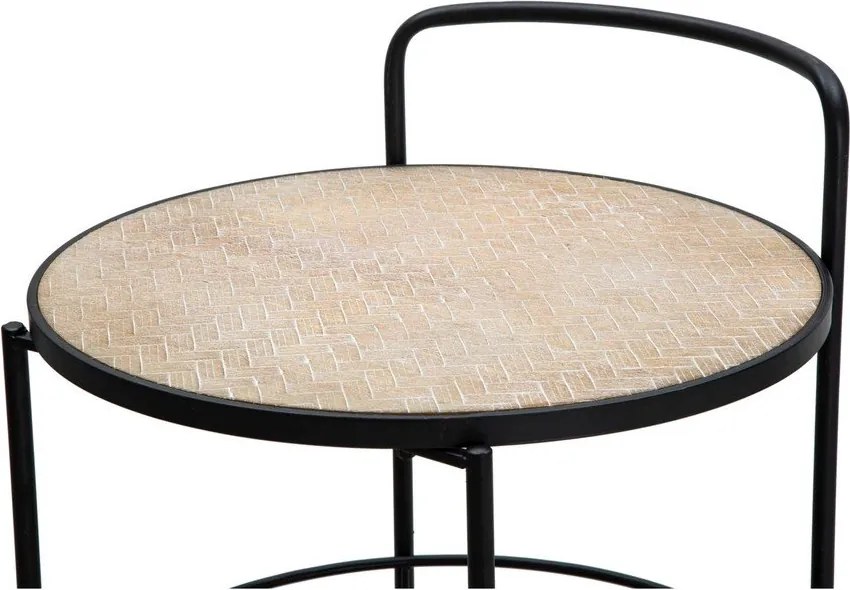 Метална маса за сервиране на колелца 41,5x40 cm Arex – Mauro Ferretti