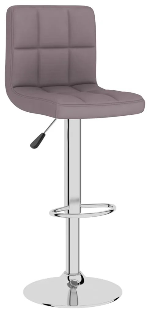 334238 vidaXL Бар табуретка, таупе, текстил