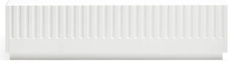 Бяла масичка за кафе с 2 чекмеджета Doric - Teulat