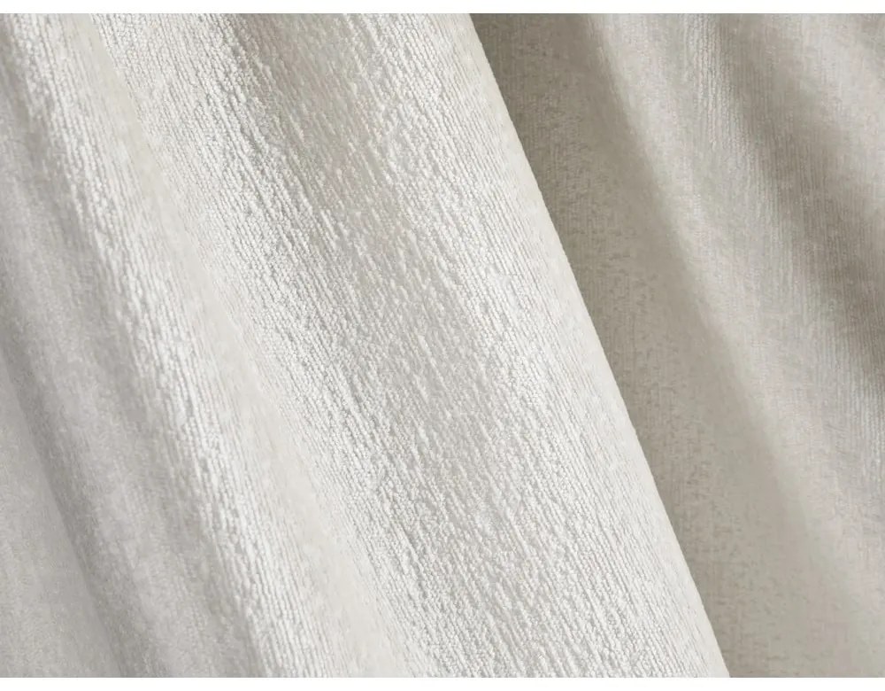 Кремаво тапицирано двойно легло с място за съхранение с включена подматрачна рамка 160x200 cm Lupine – Micadoni Home