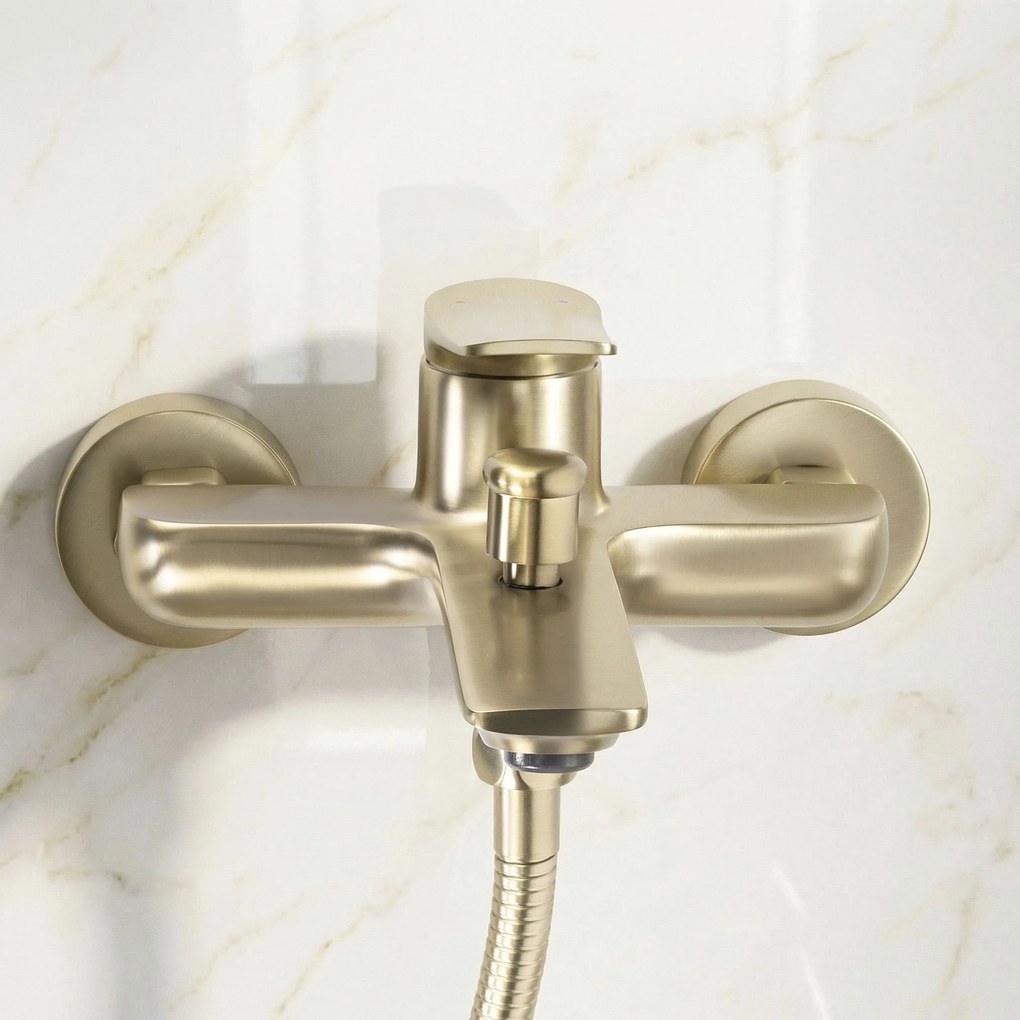 Смесител за вана PREMIUM REA Vision Brush Gold