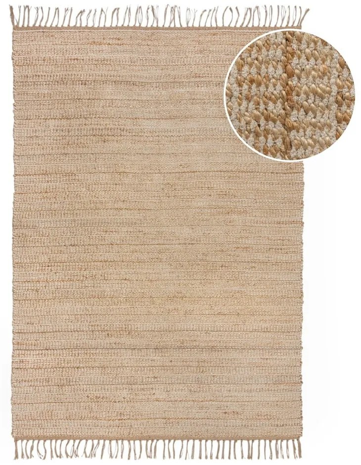 Килим в естествен цвят 160x230 cm Levi - Flair Rugs