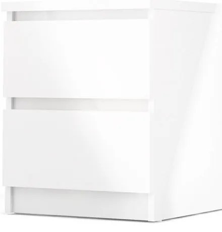 Бяло нощно шкафче Naia - Tvilum