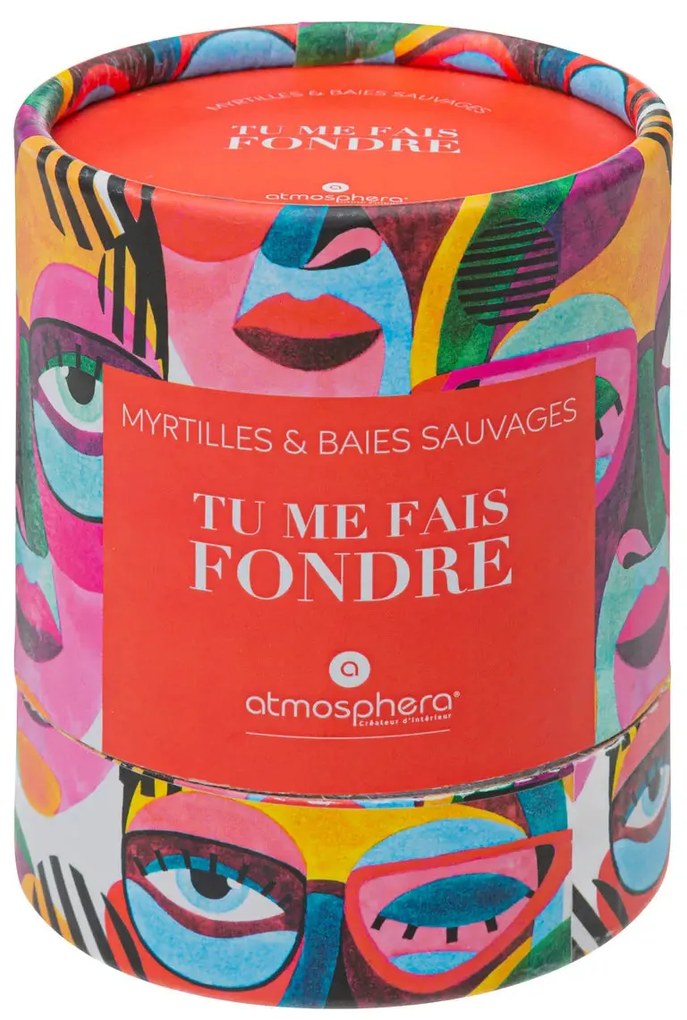 Ароматна свещ atmosphera Jomy, Стъкло, 200 g - Black Pomegranate