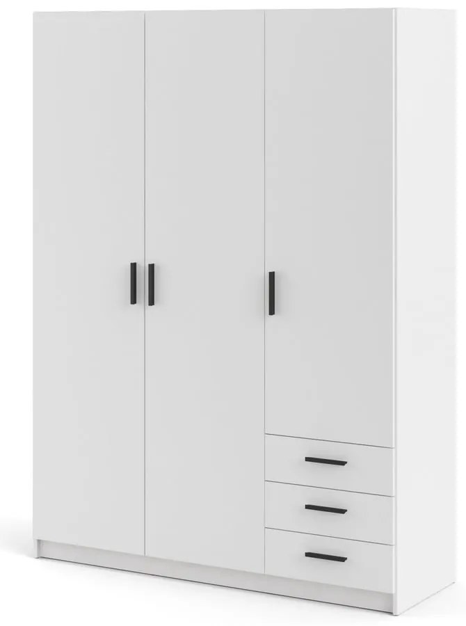 Бял гардероб 147x200 cm Sprint – Tvilum