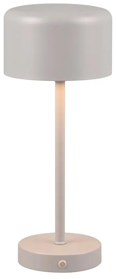 Светлосива настолна LED лампа с възможност за димиране (височина 30 cm) Jeff - Trio