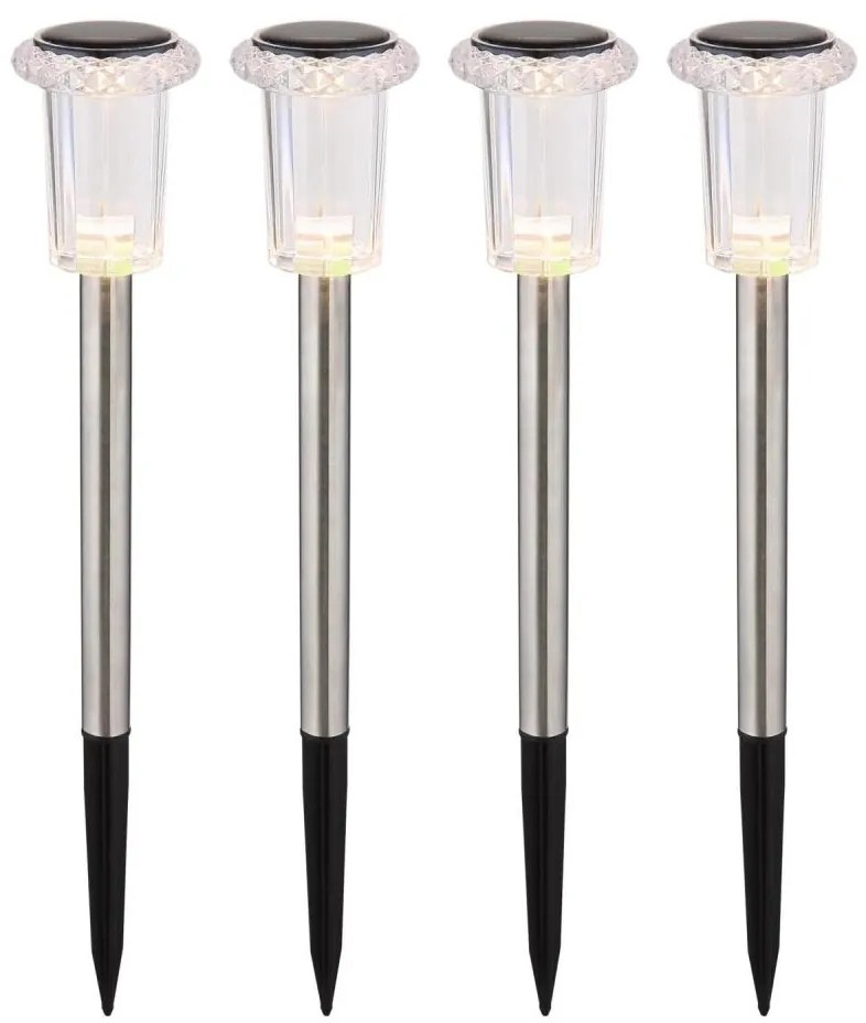 Globo 33988-4 - Комплект 4 LED соларни лампи LED/0,06W/1,2V IP44